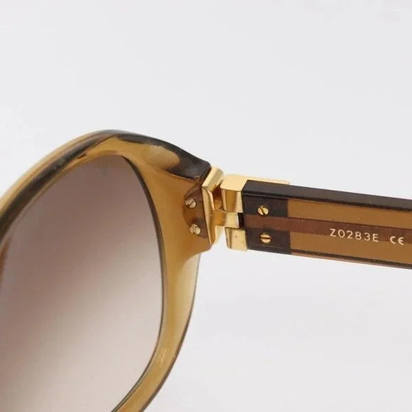 LOUIS VUITTON Supson Oversized Sunglasses plastic Brown Z0283E LV Auth bs30730 - Picture 8 of 13